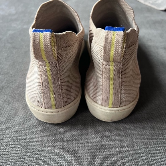 Rothys The Chelsea Beige Sand Camo Fabric High Top Sneaker Boots 7.5 - Picture 6 of 8